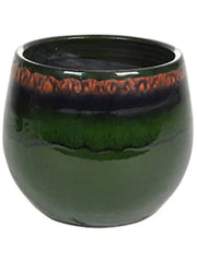 Charlotte Plant Pot 13cm Height 11cm Dia Pot Green