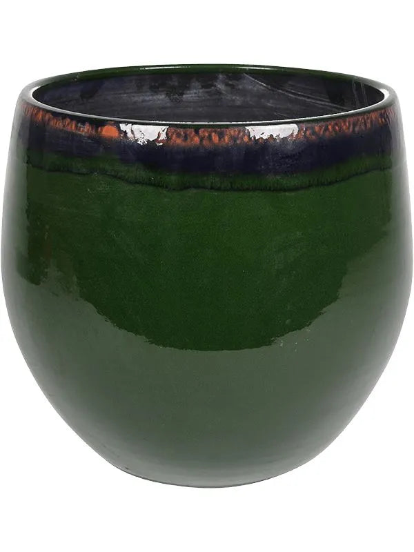 Charlotte Plant Pot 26cm Height 23cm Dia Pot Green