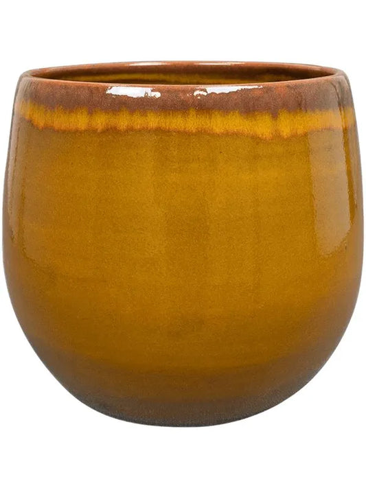 Charlotte Plant Pot 30cm Height 26cm Dia Pot Ochre