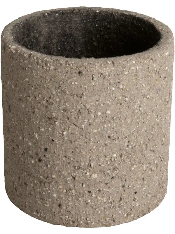 Cicle Plant Pot 25cm Height 22.5cm Dia Pot Light Grey