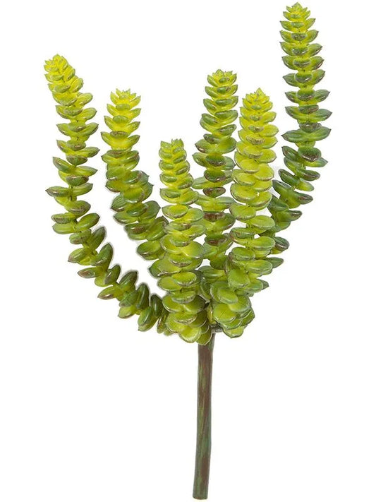 Crassula Perforata Artificial Plant Premium Faux 17cm Height