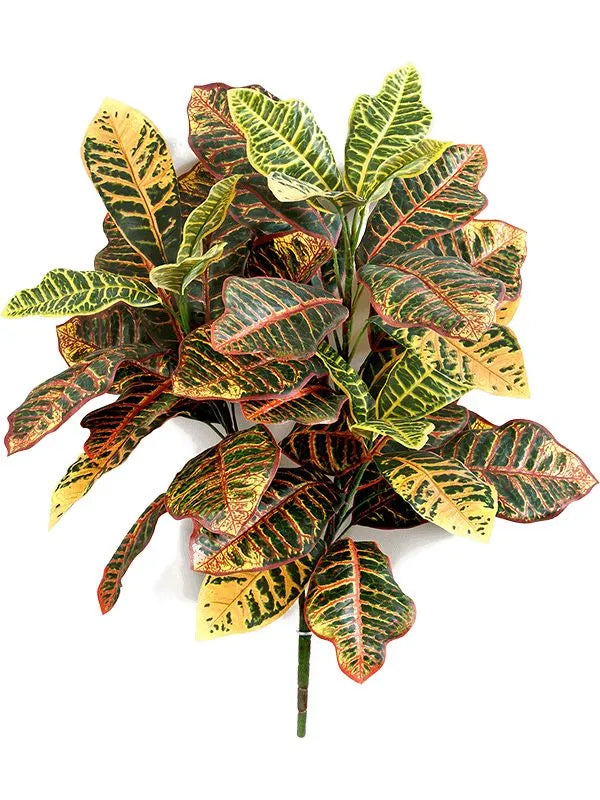 Croton Artificial Plant Premium Faux 58cm Height