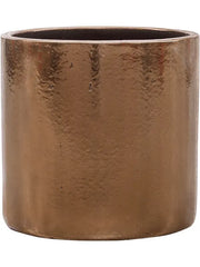 Cylinder Plant Pot 40cm Height 35cm Dia Pot Gold
