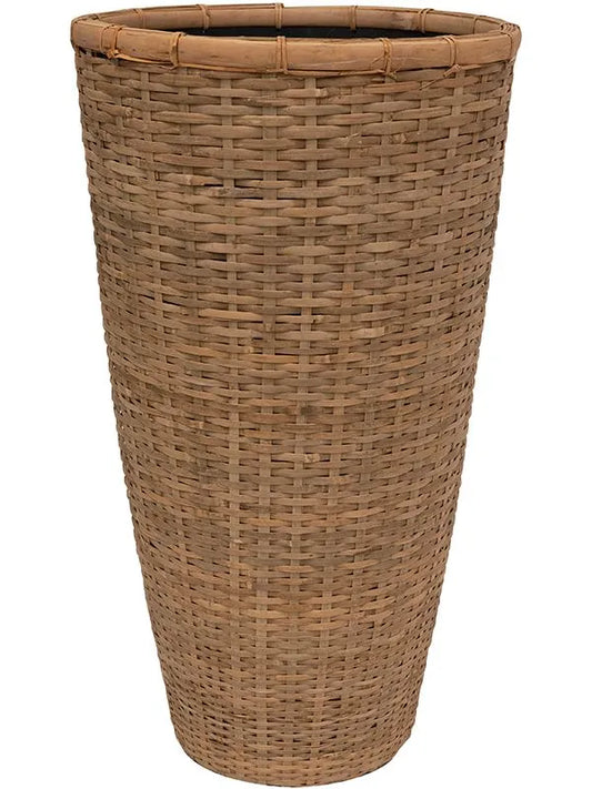 Daina Plant Pot 56cm Height 35cm Dia Vase Bamboo