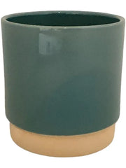 Eno Duo Plant Pot 11cm Height 9cm Dia Pot Dusty Petrol
