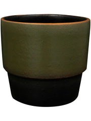 Erik Plant Pot 18cm Height 17cm Dia Pot Olive
