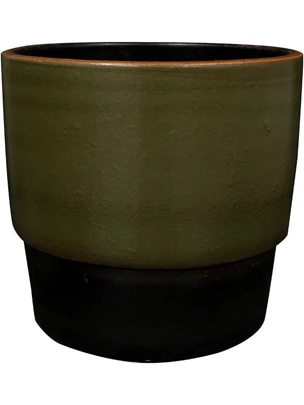 Erik Plant Pot 23cm Height 22cm Dia Pot Olive