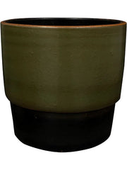 Erik Plant Pot 23cm Height 22cm Dia Pot Olive