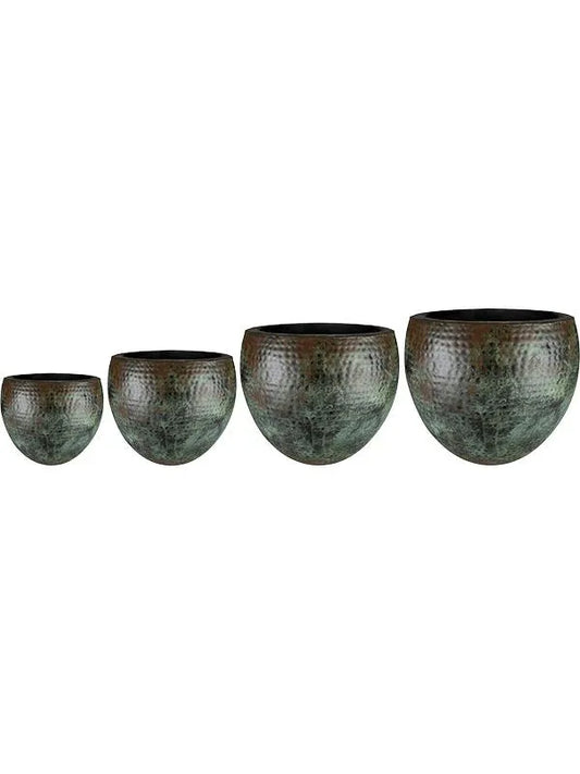Fabien Plant Pot 54cm Height cm Dia Pot Mystic Green (set of 4)