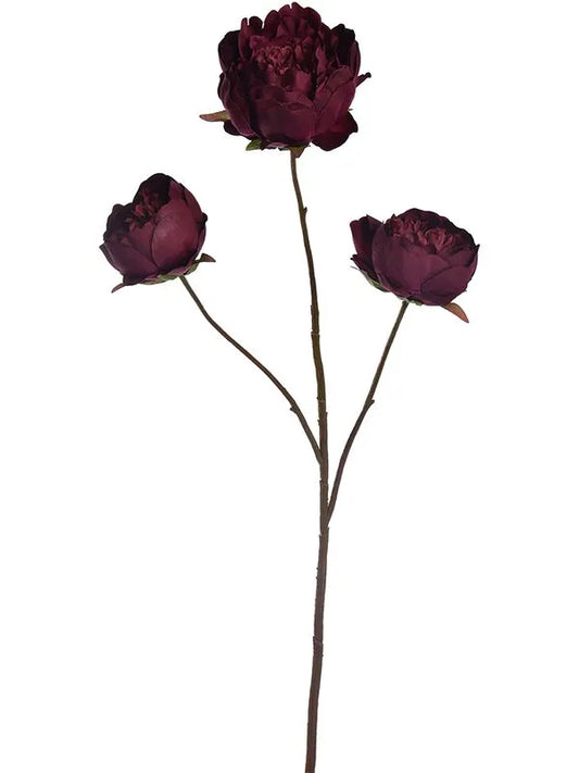 Fall Peony Artificial Plant Premium Faux 82cm Height