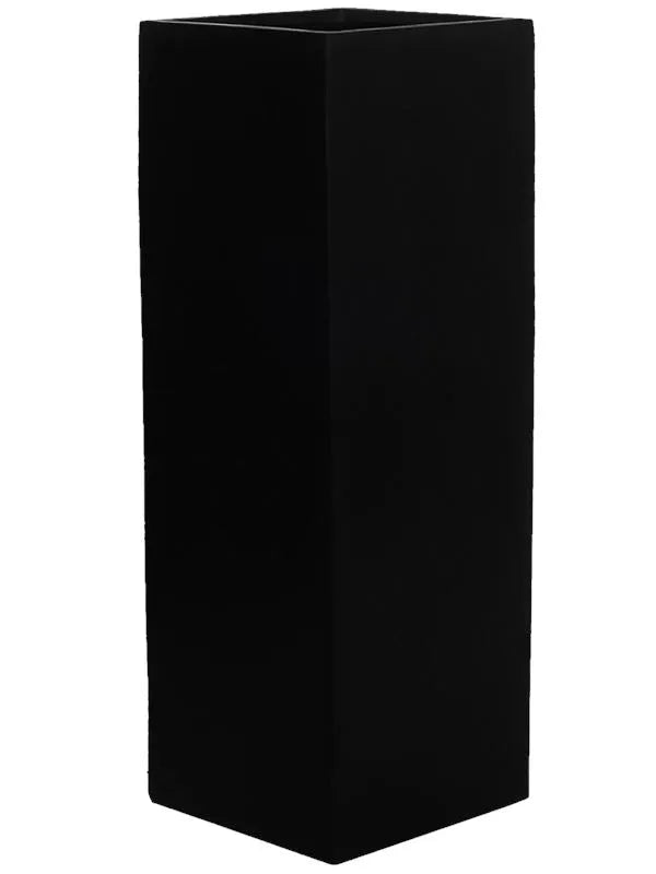 Fiberstone Plant Pot 100cm Height 29cm Dia Yang Black