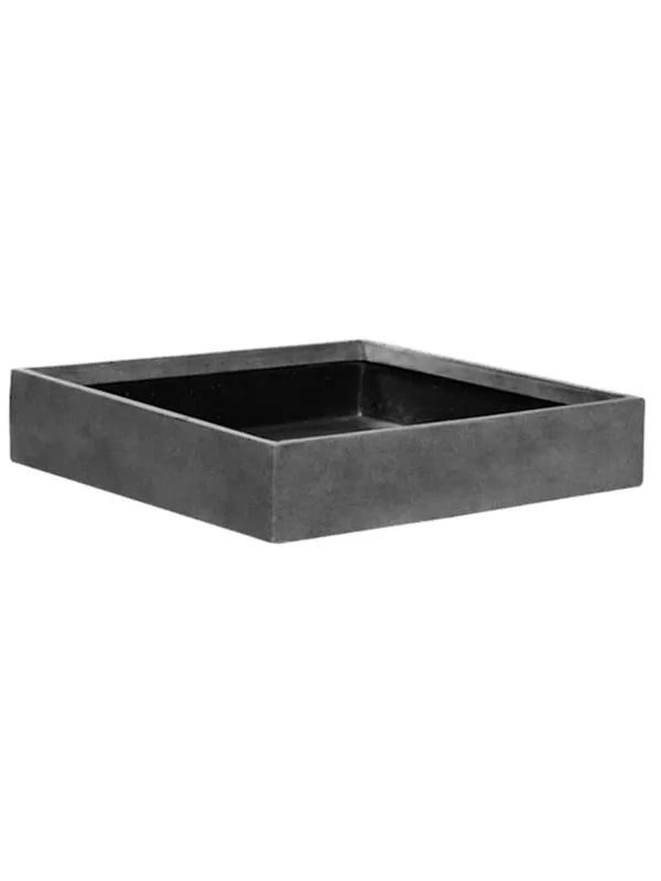 Fiberstone Plant Pot 10cm Height 45cm Dia Jack M Grey