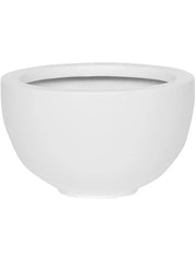 Fiberstone Plant Pot 12cm Height 18cm Dia Peter S Matt white