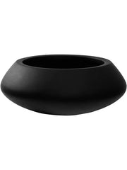 Fiberstone Plant Pot 12cm Height 21cm Dia Tara XS Black