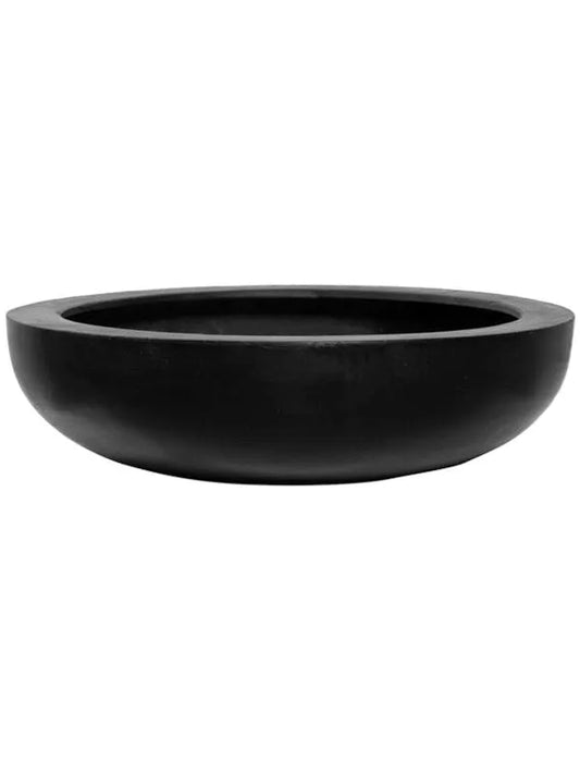 Fiberstone Plant Pot 12cm Height 41cm Dia Monique L Black