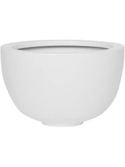 Fiberstone Plant Pot 18cm Height 27cm Dia Peter M Matt white