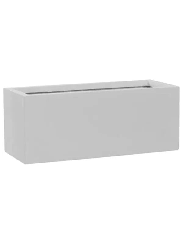 Fiberstone Plant Pot 20cm Height 18cm Dia Balcony S Matt White