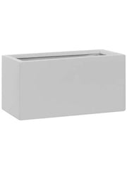 Fiberstone Plant Pot 20cm Height 18cm Dia Balcony XS Matt white