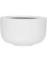 Fiberstone Plant Pot 20cm Height 24cm Dia Sunny M Matt white