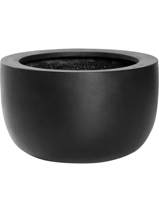 Fiberstone Plant Pot 20cm Height 25cm Dia Sunny M Black
