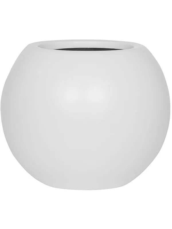 Fiberstone Plant Pot 21cm Height 15cm Dia Beth XS Matt white