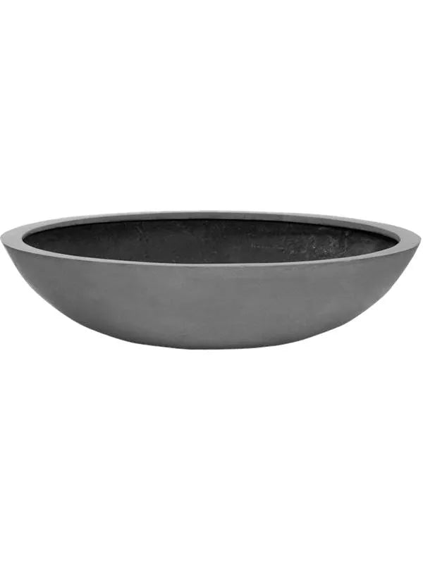 Fiberstone Plant Pot 27cm Height 98cm Dia Jumbo bowl L Grey
