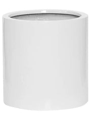 Fiberstone Plant Pot 30cm Height 24cm Dia Max S Glossy White