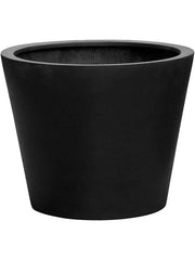 Fiberstone Plant Pot 35cm Height 34cm Dia Bucket XS Black