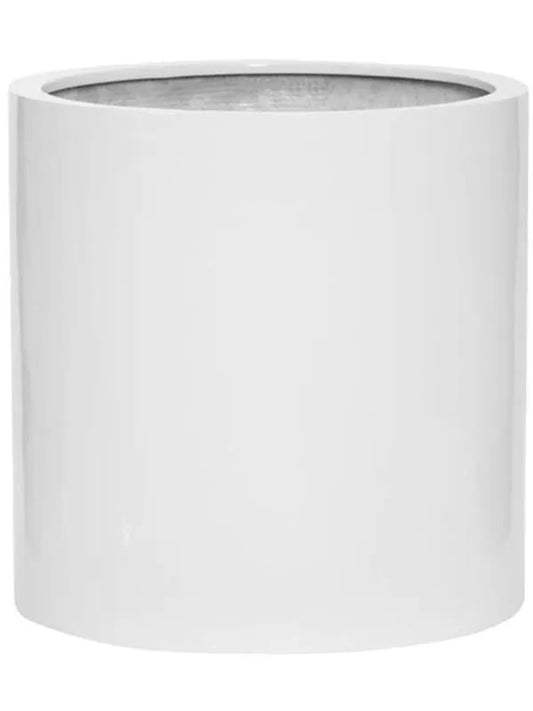 Fiberstone Plant Pot 43cm Height 37cm Dia Max M Glossy white