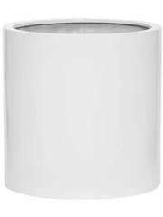Fiberstone Plant Pot 43cm Height 37cm Dia Max M Glossy white