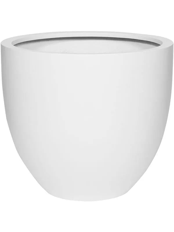Fiberstone Plant Pot 44cm Height 44cm Dia Jesslyn S Matt white
