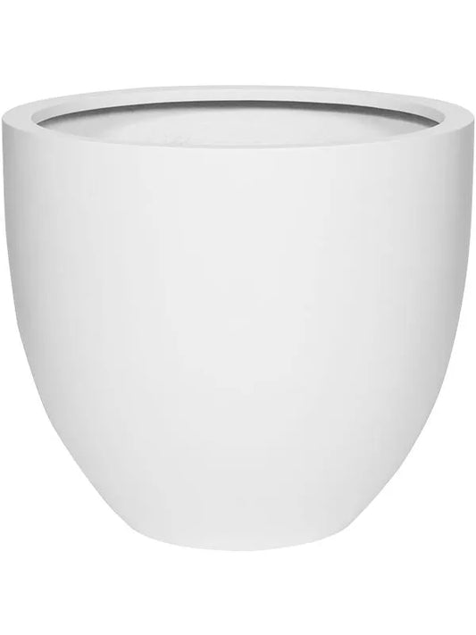 Fiberstone Plant Pot 44cm Height 44cm Dia Jesslyn S Matt white