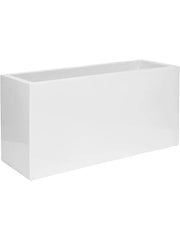 Fiberstone Plant Pot 50cm Height 38cm Dia Jort M Glossy White