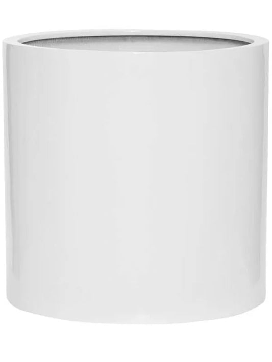Fiberstone Plant Pot 50cm Height 45cm Dia Max L Glossy White