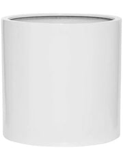 Fiberstone Plant Pot 50cm Height 45cm Dia Max L Glossy White