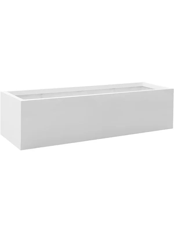 Fiberstone Plant Pot 50cm Height 55cm Dia Jumbo Jort M Glossy White