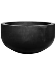 Fiberstone Plant Pot 50cm Height 85cm Dia City Bowl S Black