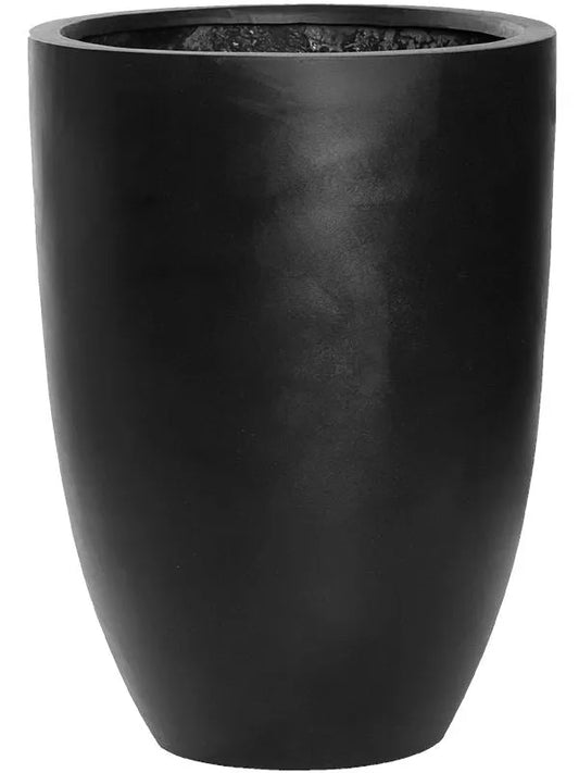 Fiberstone Plant Pot 55cm Height 36cm Dia Ben L Black