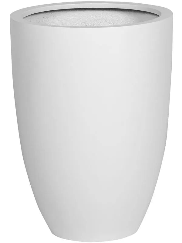 Fiberstone Plant Pot 55cm Height 38cm Dia Ben L Matt white