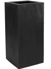 Fiberstone Plant Pot 60cm Height 29cm Dia Bouvy M Black