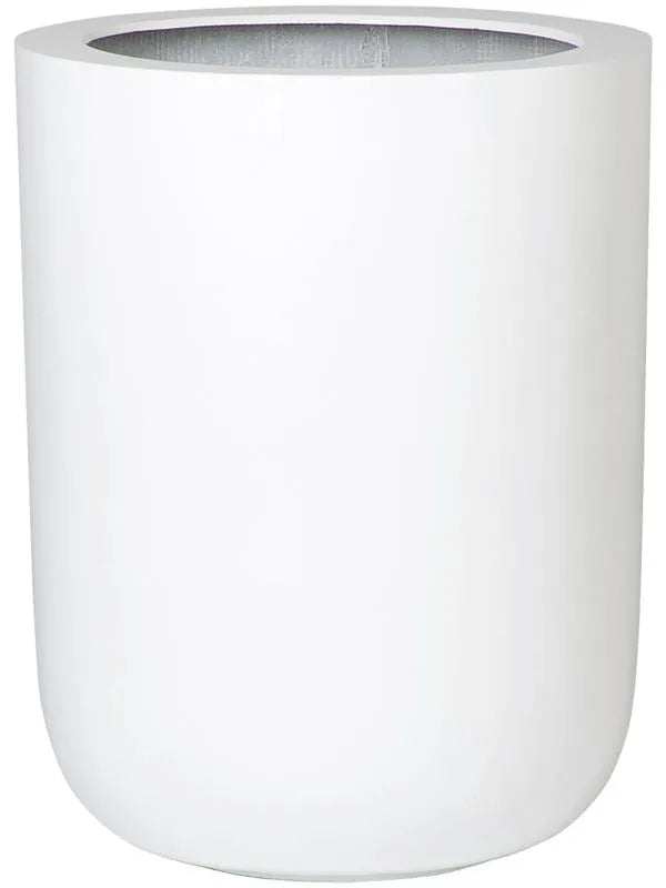 Fiberstone Plant Pot 60cm Height 36cm Dia Dice XL Glossy White
