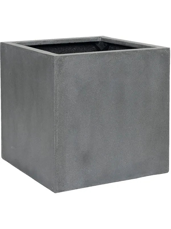 Fiberstone Plant Pot 60cm Height 55cm Dia Block XL Grey