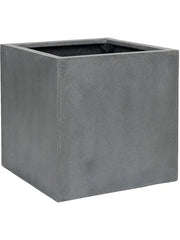 Fiberstone Plant Pot 60cm Height 55cm Dia Block XL Grey