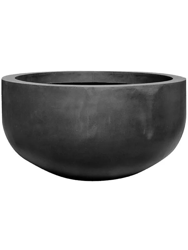 Fiberstone Plant Pot 68cm Height 90cm Dia City Bowl L Black