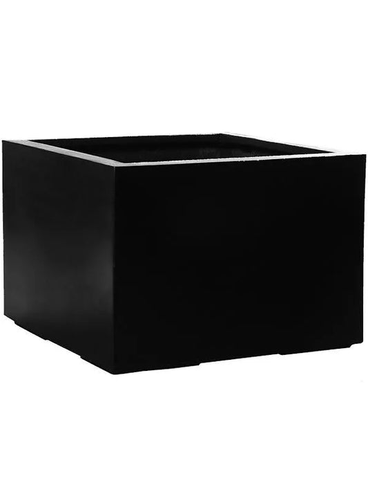 Fiberstone Plant Pot 70cm Height 100cm Dia Jumbo Middle High XL Black