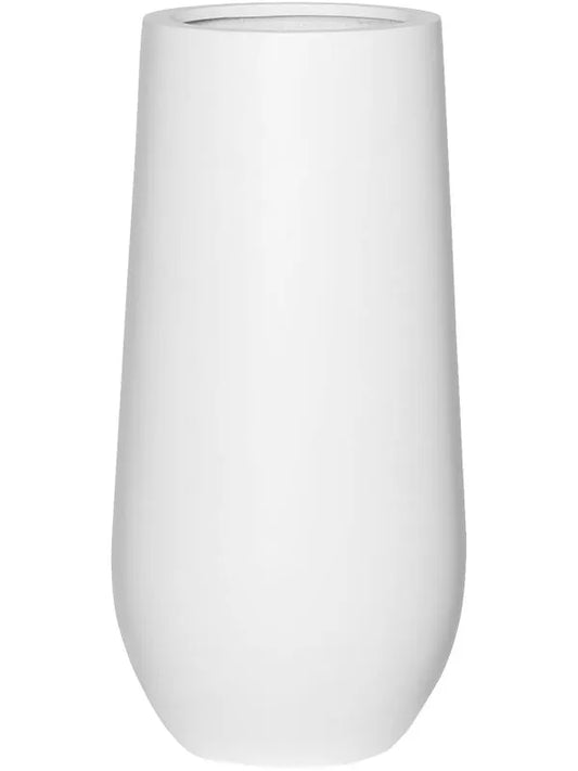 Fiberstone Plant Pot 70cm Height 25cm Dia Nax M Matt white