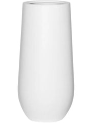 Fiberstone Plant Pot 70cm Height 25cm Dia Nax M Matt white