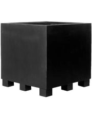 Fiberstone Plant Pot 70cm Height 65cm Dia Jumbo M Black With Feet