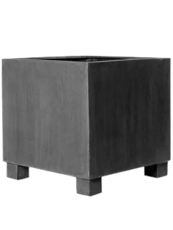 Fiberstone Plant Pot 70cm Height 65cm Dia Jumbo M Grey With Feet