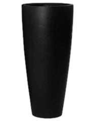 Fiberstone Plant Pot 80cm Height 29cm Dia Dax L Black